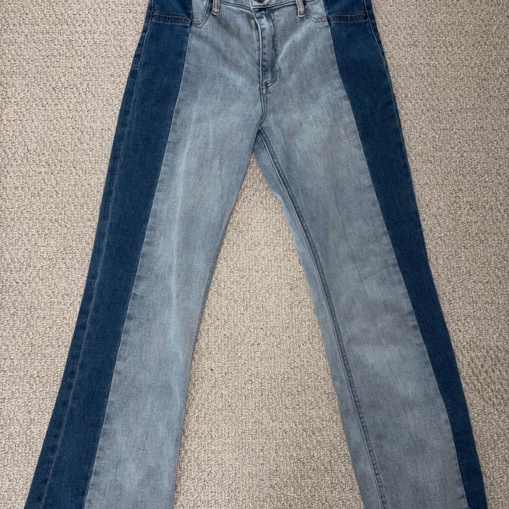 Kut from the Kloth Two-Tone Flare Jeans